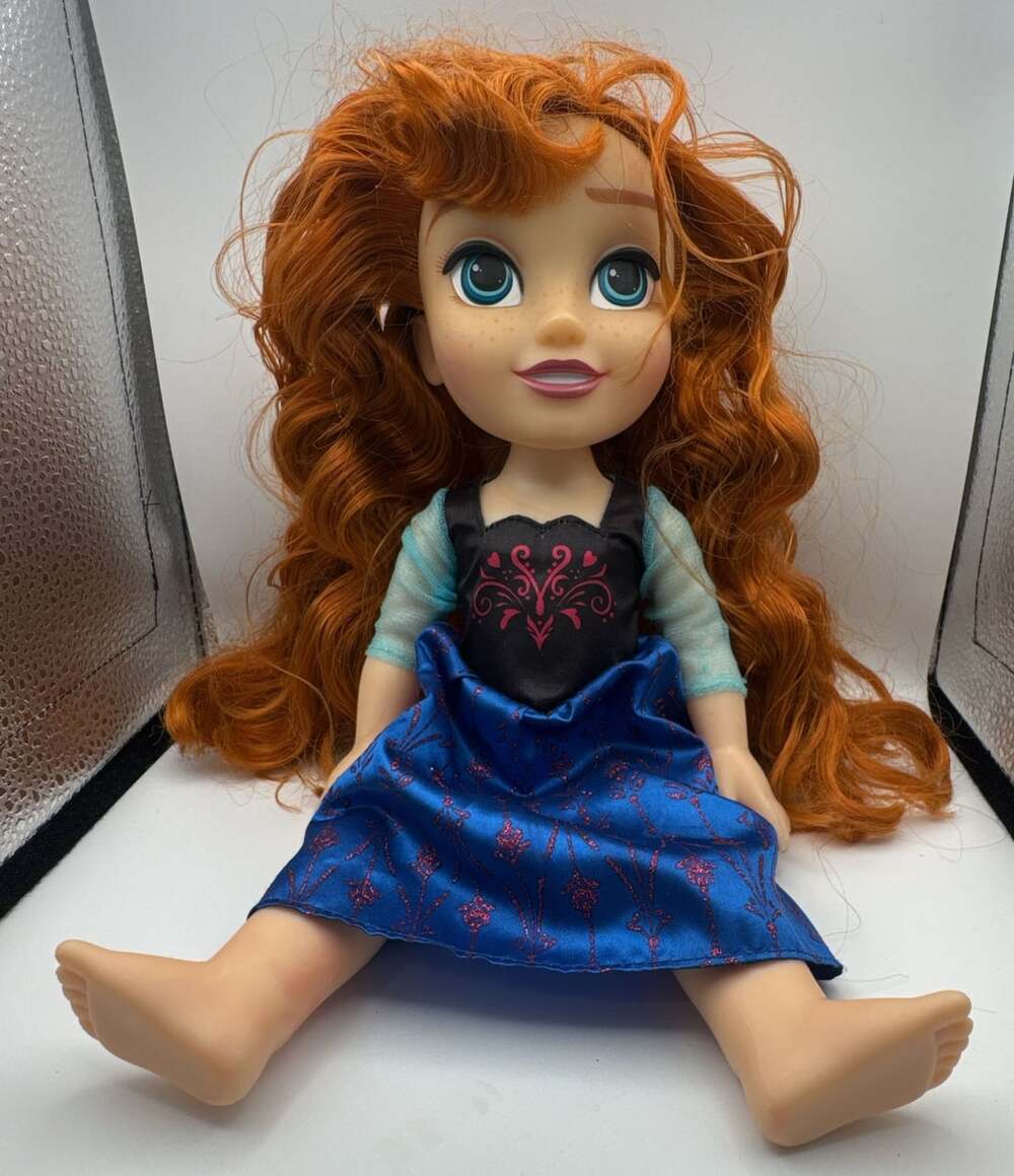 Disney Anna Frozen Toddler Doll 14 Inch